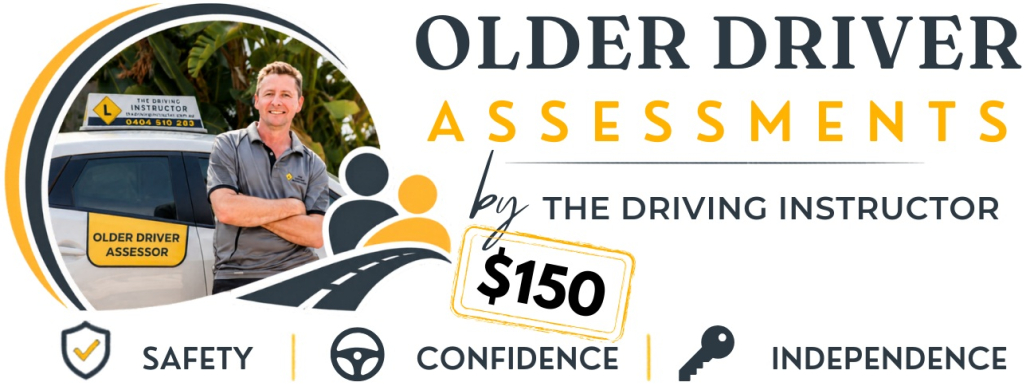 Older Driver Assessments Umina Beach NSW | $150 Older Driver Assessments in Umina Beach NSW by The Driving Instructor, offering $150 assessments for senior drivers.